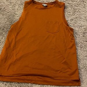 Burnt orange tank